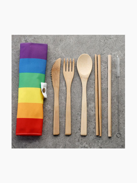 Rainbow Eco Set de Tacâmuri Maro 8buc