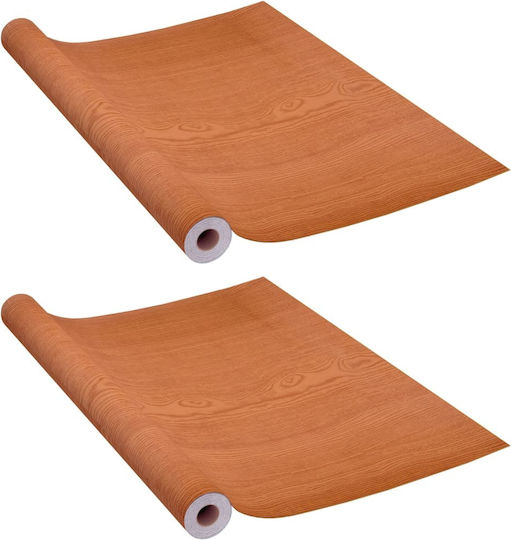 Wandsticker Möbel Offene Eiche 1 Stück 500x90cm vidaXL