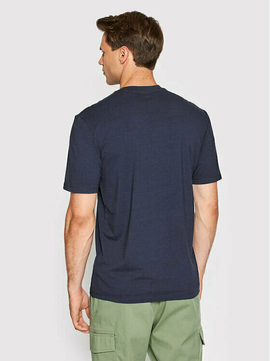 Guess Men's Short Sleeve T-shirt Navy Blue