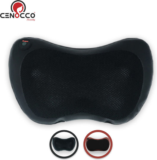 Cenocco Shiatsu Brown Μαξιλάρι Μασάζ Shiatsu για τον Αυχένα με Λειτουργία Θέρμανσης Καφέ