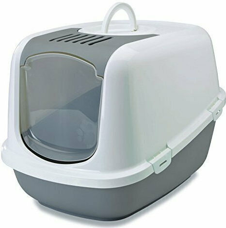 Nobby Nestor Cat Toilet Closed Gray L56 x W38.5 x H38.5cm