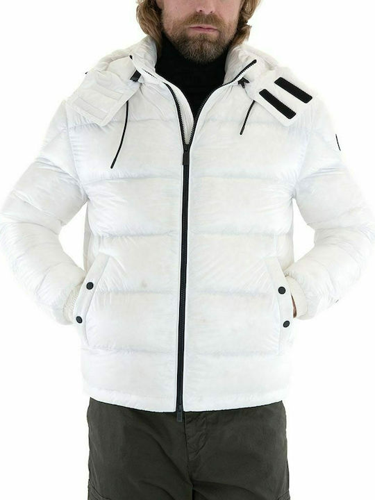 CIESSE PIUMINI ZEKE REAL DOWN JACKET MEN CIESSE PIUMINI WHITE (21ICFMJ01498N6B10D-129XXP)