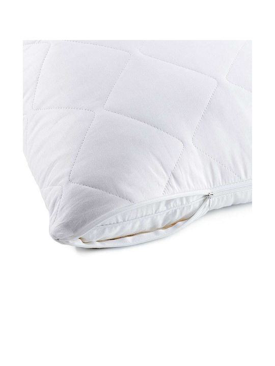 Pennie Brasil II Pillow Protector Set Quilted White 45x65cm.