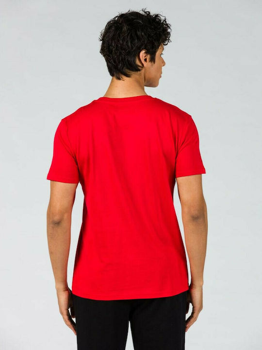 GSA Herren Sport T-Shirt Kurzarm Rot