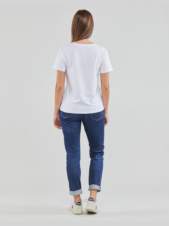Pepe Jeans Patsy Γυναικείο T-shirt Λευκό