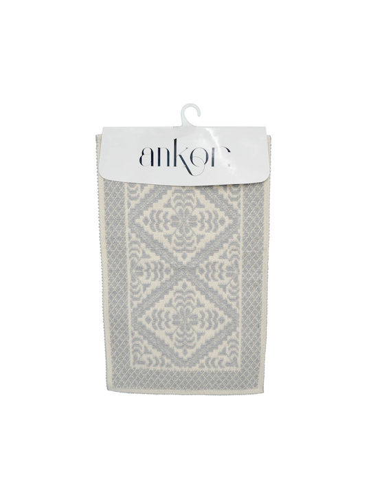 Ankor Bath Mat Cotton 820467 Grey 50x80cm