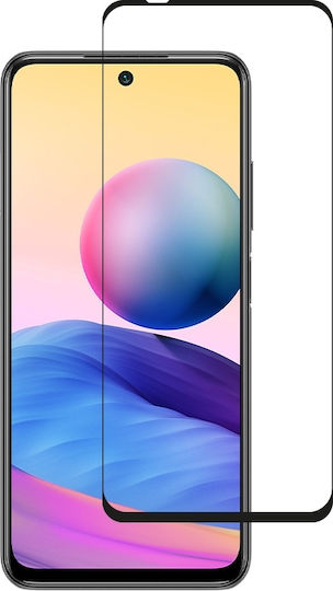 Crong 7D Nano Flexible 0.3mm Full Face Tempered Glass Μαύρο (Redmi Note 10 5G / Poco M3 Pro)