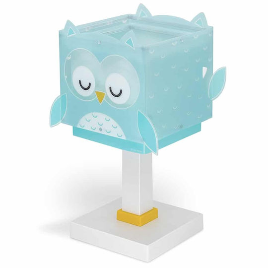 Ango Led Kids Portable Lamp Little Owl Blue 15x15x30εκ.