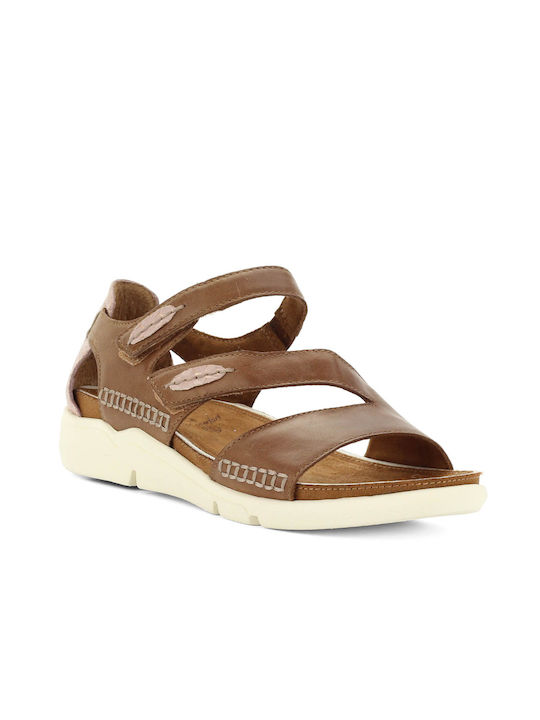 Jana Leder Damen Flache Sandalen 8-28600-28 346