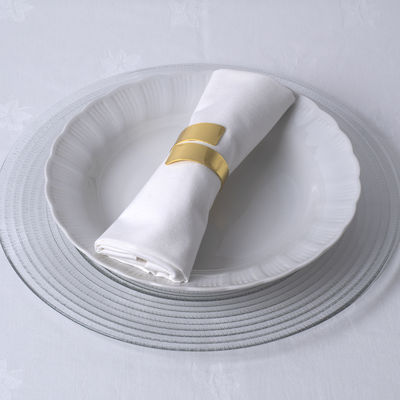 GloboStar Metallic Napkin Ring Couvert Gold