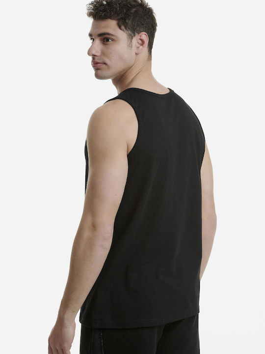 Walk Men's Short Sleeve Blouse Black