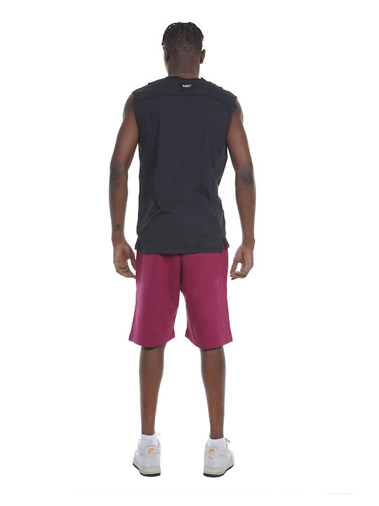 Body Action Sportliche Herrenshorts Burgundisch