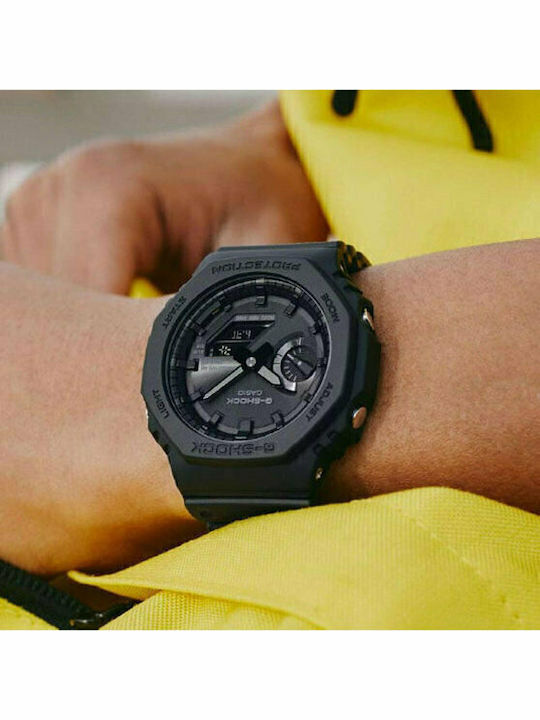 Casio G-Shock Digital Men's Watch 45.4mm Chronograph Solar with Black Rubber Strap