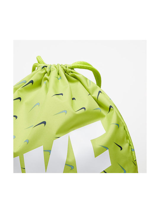 Nike Drawstring Τσάντα Πλάτης Γυμναστηρίου Κίτρινη