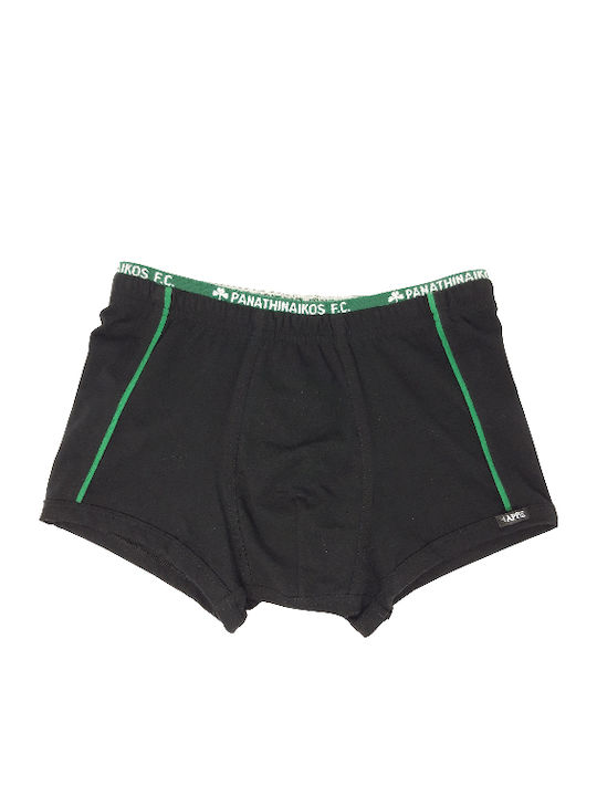 Apple Boxer Herren Boxershorts Schwarz 1Packung