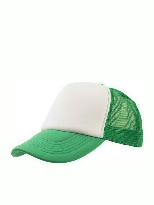 Atlantis Rapper Trucker Cap White / Green