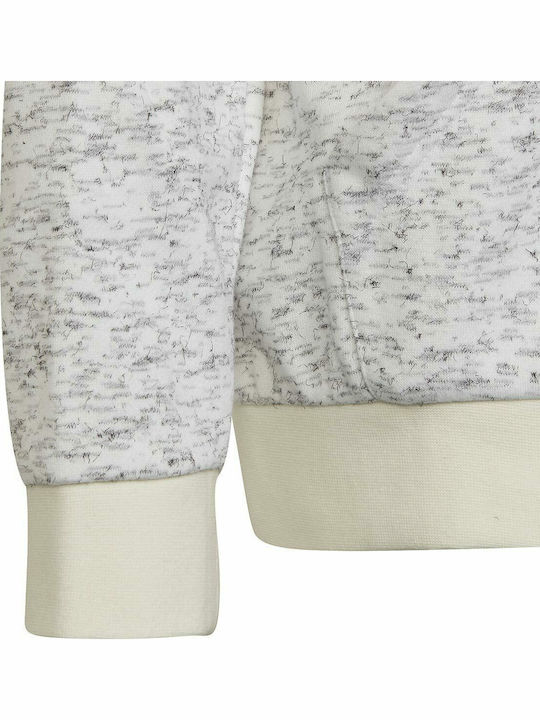 Kids Sweatshirt with Hood and Pockets White
