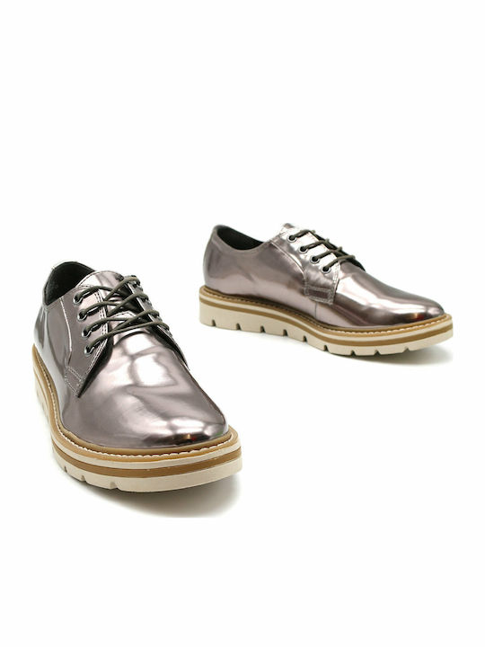 Women's Derby Shoes Gray