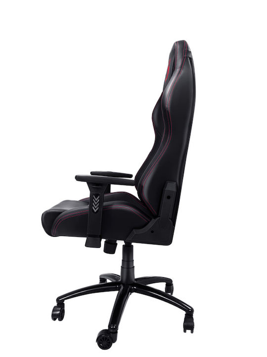 A4Tech GC-350 Artificial Leather Gaming Chair with Adjustable Arms Black