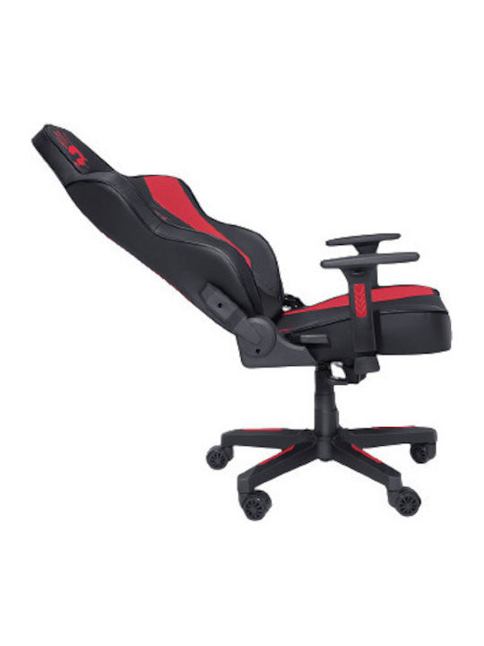 A4Tech GC-330 Artificial Leather Gaming Chair with Adjustable Arms Black/Red