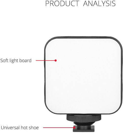 Yunteng AY-49 Selfie Stick Τρίποδο Κινητού Bluetooth με Φωτισμό Μαύρο