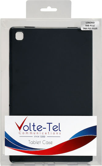 Volte-Tel Deluxe Umschlag Rückseite Schwarz Lenovo Tab P11