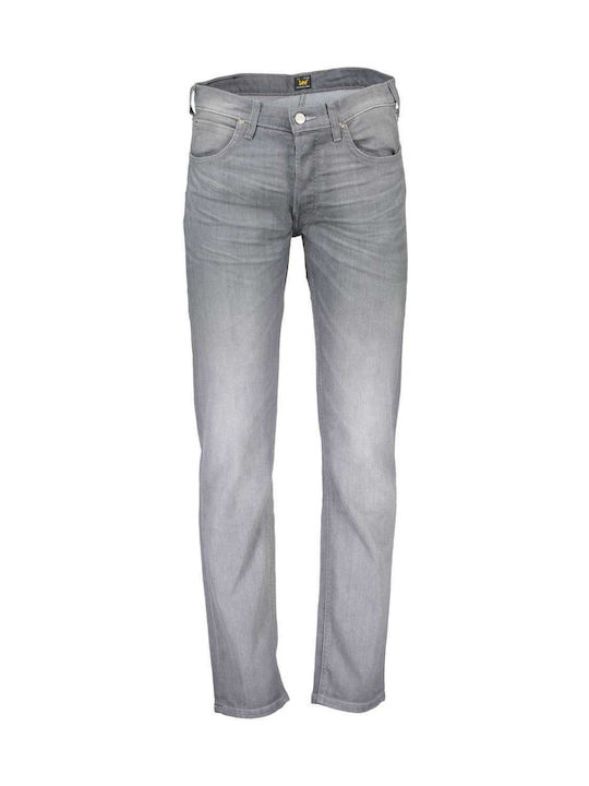Daren Men's Jeans Pants with Slim Straight Fit Gray