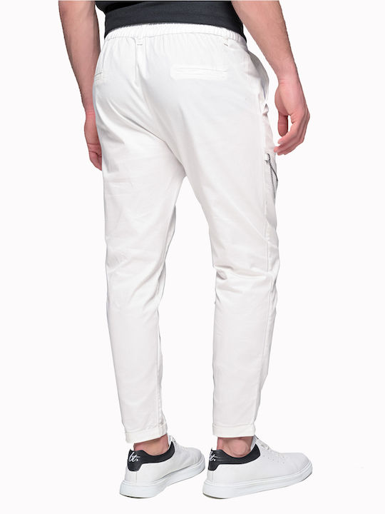 Ben Tailor Ανδρικό Παντελόνι Chino Λευκό