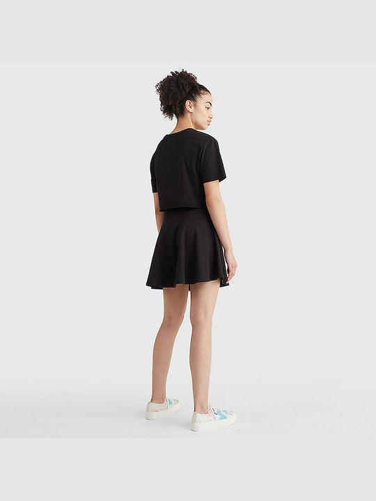 Tommy Hilfiger Mini Φούστα Κλος σε Μαύρο χρώμα