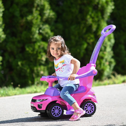 Lorelli Off Road Handle Car Ride On with Handle for 12+ Months Pink