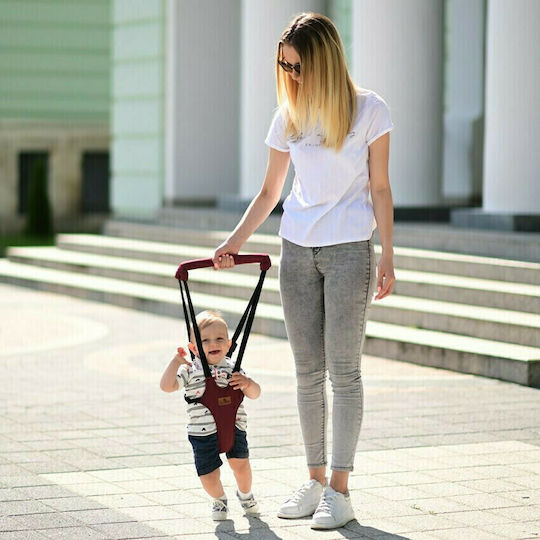 Lorelli Safety Harness Step By Step with Support Straps for 6+ Months Burgundy