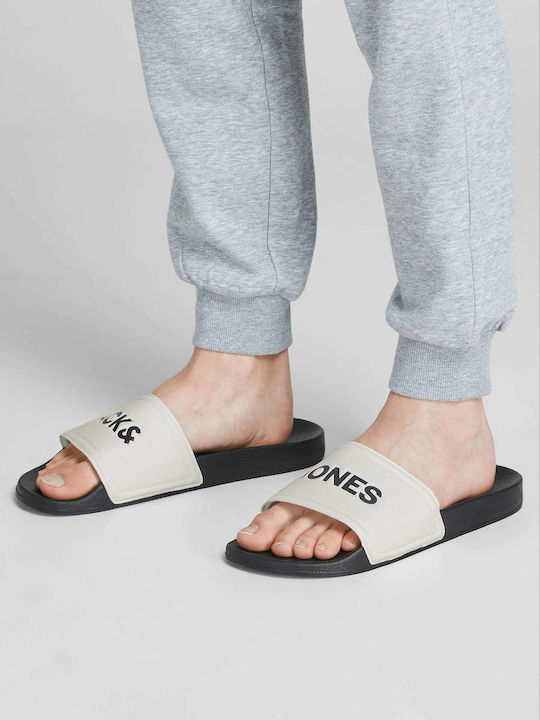 Men's Slides Black / White