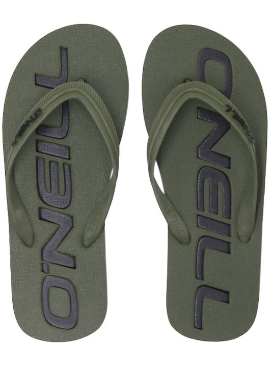 Herren Flip Flops Khaki