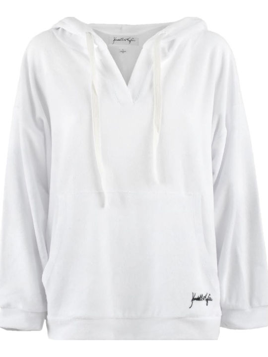 Women's Sweatshirt Hooded White