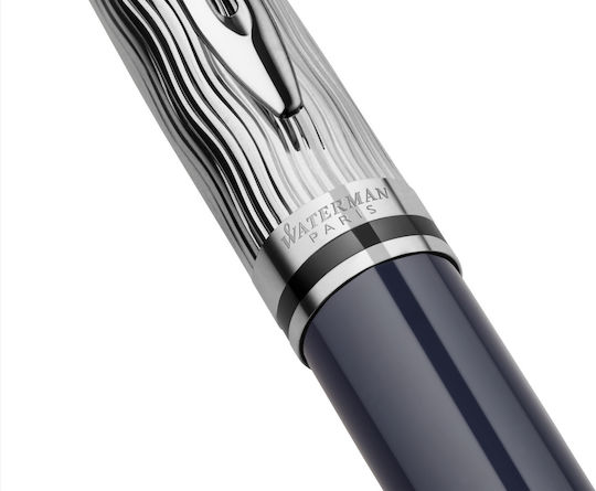 Waterman Special Edition Dlx Синя Писалка Fine 0.6mm От Inox