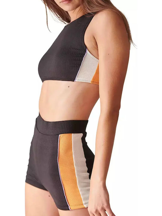Bikini Shorts High Waist Black