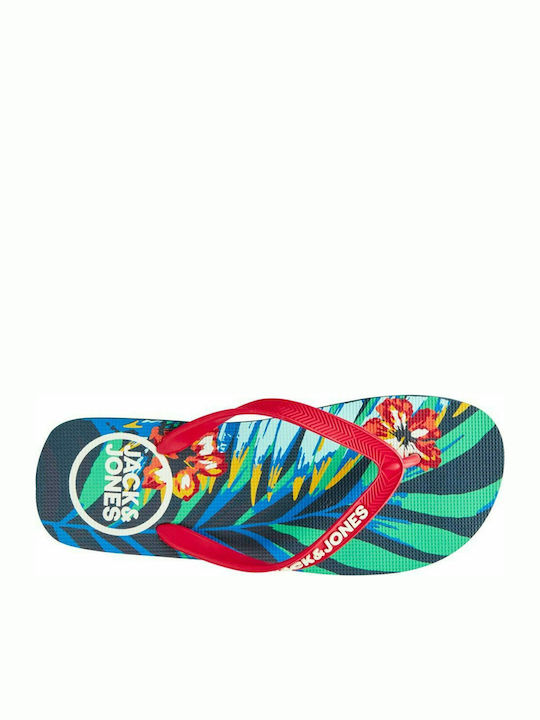 Jack & Jones Flip Flops bărbați Albastru Majolica