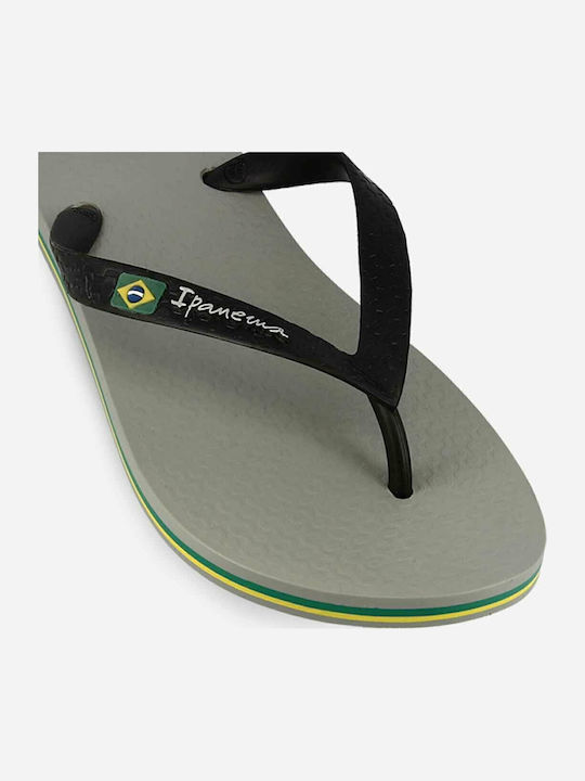 Classic Brazil II Men's Flip Flops Gray