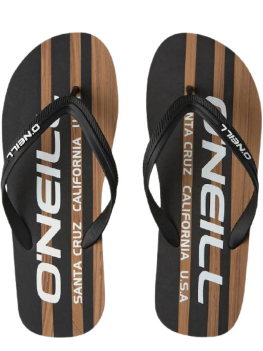 Profile Cali Ανδρικά Flip Flops Μαύρα