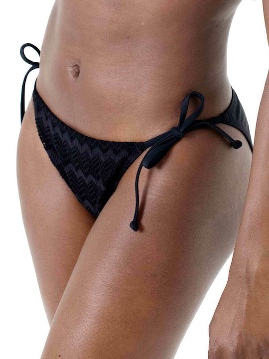 Bikini Inferioare cu Dantela Negru