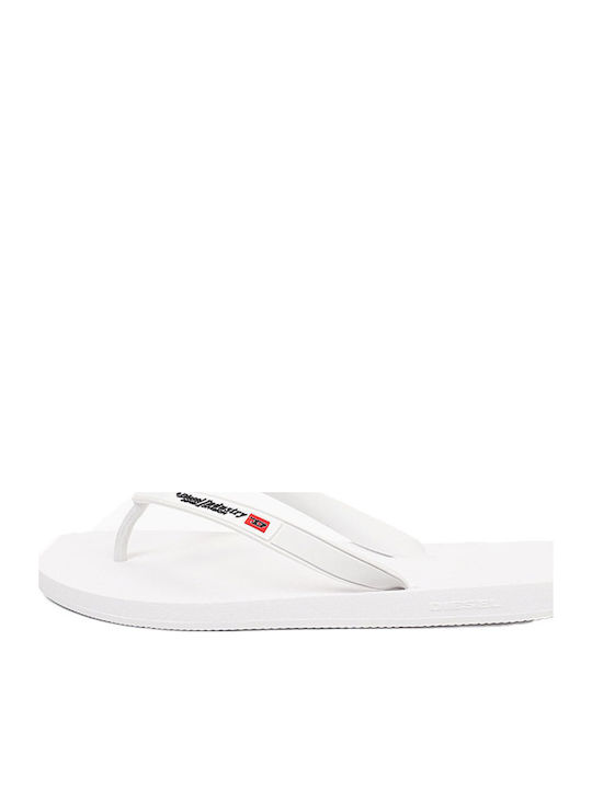 Kauay Slapi Bărbați Flip Flops Albi