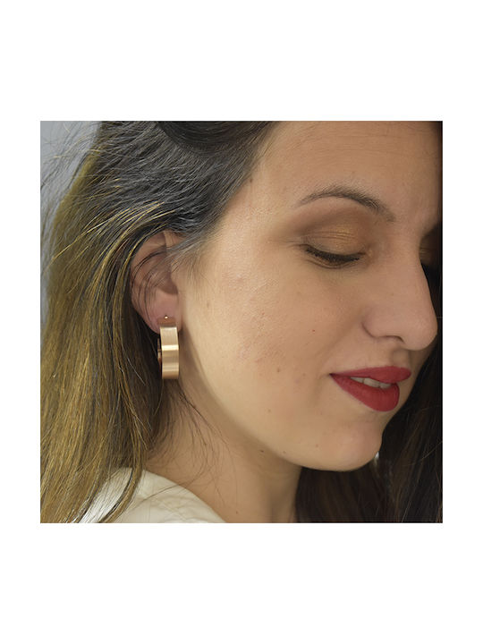 Bode Earrings Hoops made of Steel Gold Plated