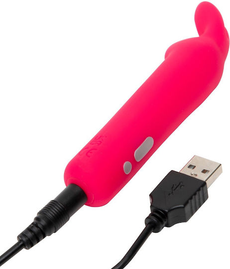 Happy Rabbit Vibrator Geschoss Wiederaufladbare Vibrationskugel 11.3cm Pink
