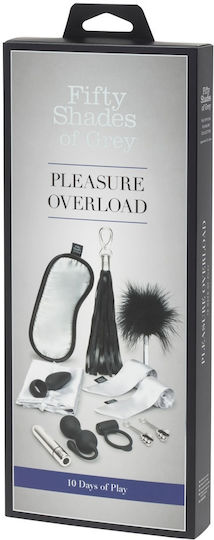 Fifty Shades of Grey Pleasure Overload 10 Days Of Play Couples Kit BDSM Kit White 10τμχ