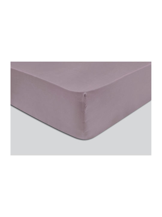 Cannon Classic Σεντόνι Υπέρδιπλο με Λάστιχο 160x200+30εκ. Iris