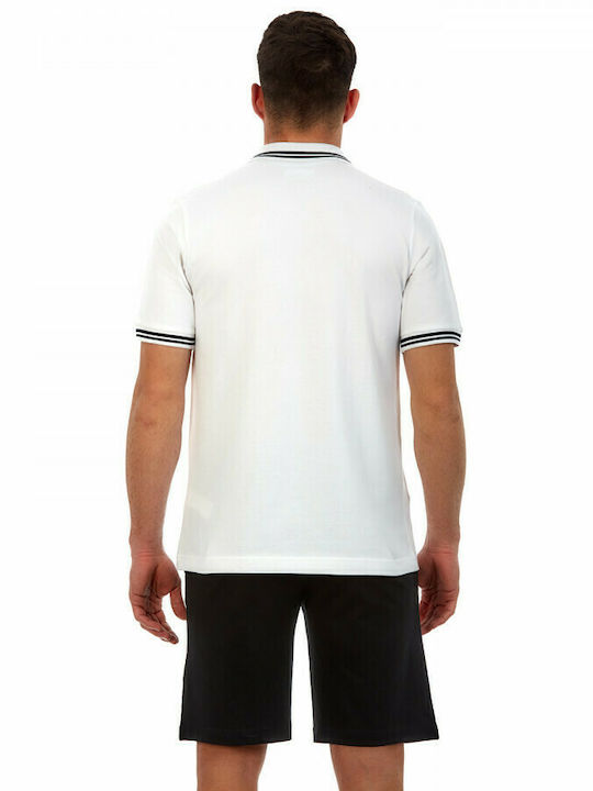 Kappa Maltax Herren Kurzarmshirt Polo Weiß