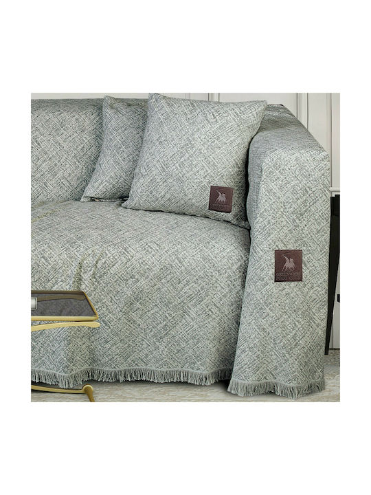 Greenwich Polo Club Sofa-Kissen 2781 Gray / Ecru 42x42cm.