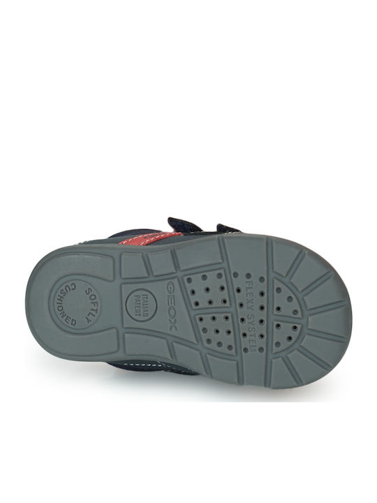 B Elthan Kids Sneakers Anatomic with Hoop & Loop Closure Navy Blue