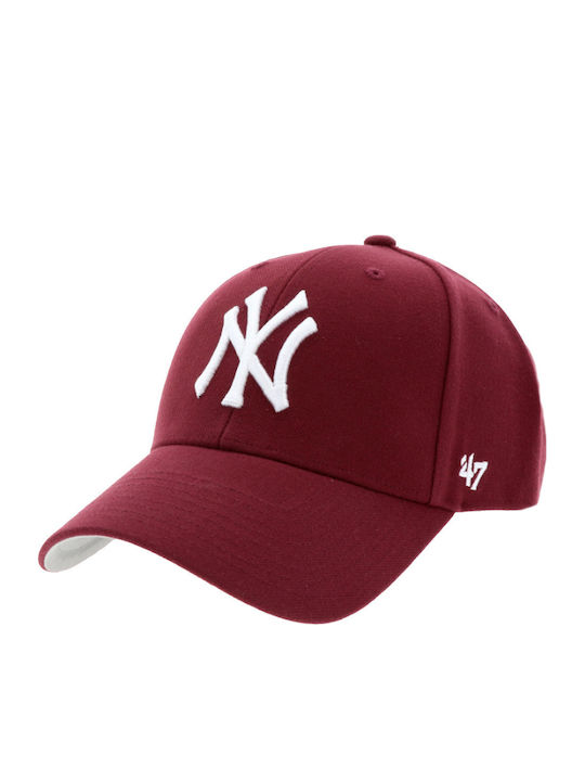 New York Yankees Jockey Burgundisch