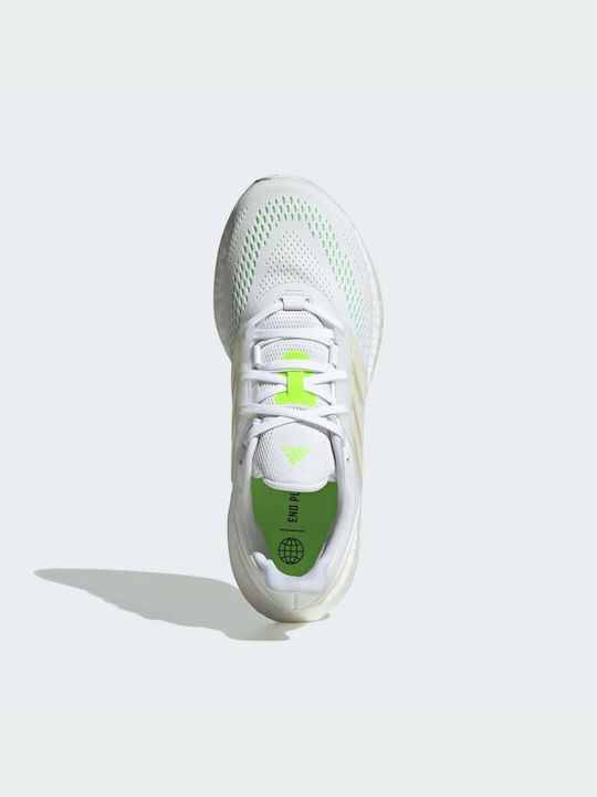 Pureboost 22 Sport Shoes Running Cloud White / Beam Green